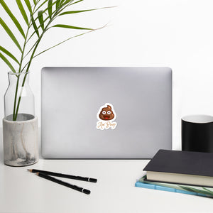 "Aw Poop" Bubble-free stickers