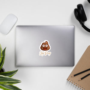 "Aw Poop" Bubble-free stickers